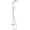 Image de HANSGROHE Colonne de douche 280 1jet avec mitigeur baignoire thermostatique chromé Croma E