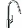 Image de Hansgrohe - Focus M41 - Mitigeur D'Évier Focus Avec Douchette Extractible, Ecosmart, Chrome 31833000