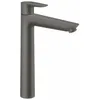 Image de Hansgrohe - Talis E Mitigeur De Lavabo 240, Sans Tirette Ni Vidage Noir Chromé Brossé
