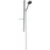 Image de Pommeau De Douche Hansgrohe Rainfinity Ecosmart 130 3 Jets Barre 90 Cm Et Porte-savon Chromé