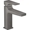 Image de Hansgrohe - Metropol Mitigeur De Lavabo 110 Poignée Manette, Bonde Push-open Noir Chromé Brossé