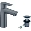 Image de hansgrohe Talis E, mitigeur monocommande de lavabo 110, vidage automatique, saillie de 112 mm, 71710340