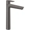 Image de Hansgrohe - Talis E - Mitigeur De Lavabo Avec Tirette De Vidage, Noir Chromé Brossé 71716340