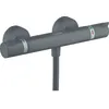 Image de Hansgrohe - Mitigeur Douche Thermostatique Ecostat Comfort Noir Chromé Brossé