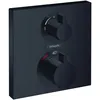 Image de Hansgrohe - Ecostat Square - Robinet Thermostatique Encastré Avec 2 Fonctions, Noir Mat 15714670