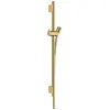 Image de hansgrohe Unica, barre de douche S Puro, 65 cm, avec flexible de douche Isiflex, 160 cm, finition or poli
