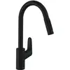 Image de Hansgrohe - Focus M41 Mitigeur De Cuisine 240, Avec Douchette Extractible 2 Jets Noir Mat