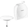 Image de Hansgrohe - Exafill S - Set De Finiton De Garniture De Vidage Pour Baignoire, Blanc Mat 58117700