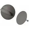 Image de Hansgrohe - Set De Finition Vidage Baignoire Flexaplus Noir Chromé Brossé
