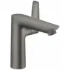 Image de Hansgrohe - Talis E - Mitigeur De Lavabo Avec Tirette De Vidage, Noir Chromé Brossé 71754340