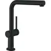 Image de Mitigeur monocommande pour cuisine hansgrohe Talis M54 270, 1 jet, noir mat, 1 pièce.