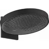 Image de Douche de plafond hansgrohe Rainfinity 360, modèle 1jet, avec raccord mural, finition noir mat