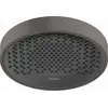 Image de Douche de plafond Rainfinity de Hansgrohe, modèle 250, 1 jet, technologie EcoSmart, finition noir brossé