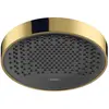 Image de Douche de plafond Rainfinity de Hansgrohe, modèle 250, 1 jet, technologie EcoSmart, finition or poli