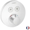 Image de Hansgrohe - Shower Select - Mitigeur Thermostatique Encastré, 2 Sorties, Blanc Mat 15743700