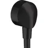 Image de hansgrohe FixFit, raccord mural sans dispositif anti-retour, noir mat