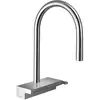 Image de Hansgrohe - M81 - Mitigeur D'Évier Aquno Select Avec Bec Extractible Et Jet Plat, Chrome 73837000
