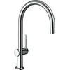 Image de robinet de cuisine monocommande Hansgrohe Talis M54, 220, technologie EcoSmart, 1 jet, finition chrome