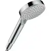 Image de Pommeau de douche 2 jets, HANSGROHE vernis blend eco chrome