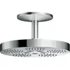 Image de Douche de plafond AXOR One, modèle 280, 2 jets, avec raccordement au plafond, finition chrome