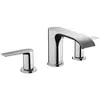 Image de hansgrohe Vivenis robinetterie de lavabo 3 trous 90, avec vidage à tirette, portée 150mm, 75033000