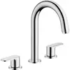 Image de hansgrohe Vernis Blend Mélangeur de lavabo 3 trous avec vidage à tirette, 71553000