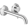 Image de hansgrohe AXOR One robinetterie de lavabo encastrée pour montage mural, avec poignée levier, bec 220mm, 48120000