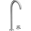 Image de Robinet de lavabo AXOR One à deux trous, modèle Select 260, avec système de vidange à poussoir, finition chrome