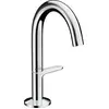 Image de Robinet de lavabo AXOR One, modèle Select 140, avec système de bonde à ouverture par simple pression, finition chrome