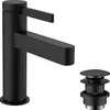 Image de hansgrohe Finoris robinetterie de lavabo monocommande 100 avec vidage PUSH-Open, portée 126mm, 76010670
