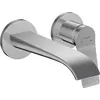 Image de hansgrohe Vivenis, mitigeur monocommande pour lavabo, encastré pour montage mural, bec 19,2 cm, chrome, 1 pièce.