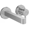 Image de Mitigeur mural Hansgrohe Finoris, monocommande, pour vasque, installation encastrée, bec de 16,8 cm, finition chrome