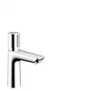 Image de Robinet de lavabo automatique Hansgrohe Talis E, modèle 110, avec régulation de température, sans bonde, finition chrome