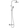 Image de Colonne de douche Hansgrohe Vernis Blend 200, 1 jet, technologie EcoSmart+, avec thermostat, finition chromée