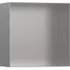 Image de hansgrohe XtraStoris, niche murale minimaliste sans cadre, 300/300/140, acier inoxydable brossé
