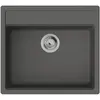 Image de hansgrohe S52 S520-F510 : Évier encastré, 510 mm, gris pierre