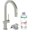 Image de hansgrohe Aqittura M91 Mitigeur de cuisine, kit de démarrage, Filtersystem 210, extractible jusquà 50cm, 1jet, 76801800