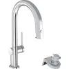 Image de Hansgrohe Aqittura M91, système de filtration, douchette extractible, 1 jet, système sBox, finition chrome
