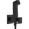 Image de hansgrohe Bidette Douchette à main 1jet E EcoSmart pour eau chaude, avec support de douche et flexibles de douche, 29233670