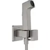 Image de hansgrohe Bidette Douchette à main 1jet E EcoSmart pour eau chaude, avec support de douche et flexibles de douche, 29233340
