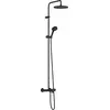Image de hansgrohe Vernis Blend système de douche, 240 1jet, avec thermostat de baignoire, noir mat, 26899670