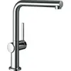 Image de robinet de cuisine monocommande Hansgrohe Talis M54, angle de rotation de 270°, adapté aux systèmes à faible pression et aux chauffe-eau ouverts, 1 jet, finition chrome