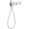 Image de AXOR ShowerComposition, module thermostatique encastré 470/110 pour 2 points de puisage, finition chrome