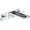 Image de Robinet de lavabo encastré AXOR MyEdition, 3 trous, pour montage mural, avec un bec de 221 mm, sans plaque, finition chrome