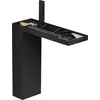 Image de Robinet de lavabo monocommande AXOR MyEdition 230, conçu pour les vasques à poser, avec système de vidange à poussoir sans plaque, finition noir mat