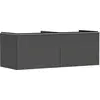 Image de hansgrohe Xelu Q Meuble sous-lavabo, 1360x550, 2 tiroirs, pour console avec vasque à poser, poli, 54067000