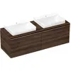 Image de hansgrohe Xelu Q Meuble sous-lavabo, 1560x550, 2 tiroirs, pour console avec vasque à poser, poli, 54073000