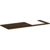 Image de hansgrohe Xelu Q Console avec découpe à droite, 1360x550, pour vasque à poser, polie, 54098630
