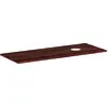 Image de hansgrohe Xelu Q Console avec découpe ronde à droite, 1360x550, pour vasque à poser, sans trou pour robinet, 54117630