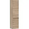 Image de hansgrohe Xelu Q Armoire mi-haute, 400x350x1650, 2 portes, charnières à gauche, 3 étagères en verre, 54137670
